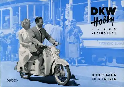 DKW Hobby Luxus Prospekt ca. 1955