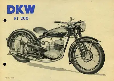 DKW RT 200 Prospekt 10.1952