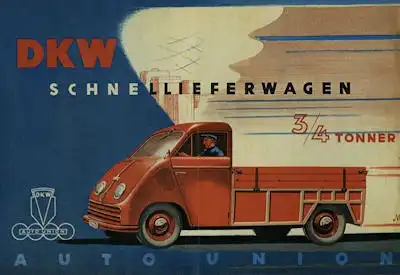 DKW Schnellieferwagen Prospekt 4.1949