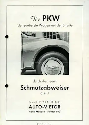 DKW Zubehör Prospekt 1955