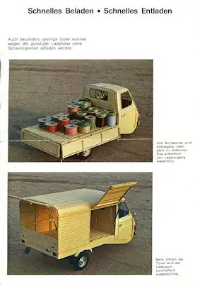 Vespa Car Prospekt 1972