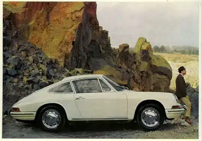 Porsche 911 912 Postkarte 1967