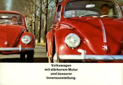 VW Käfer Prospekt 8.1965
