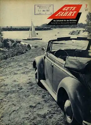 VW Gute Fahrt Heft 7 1957