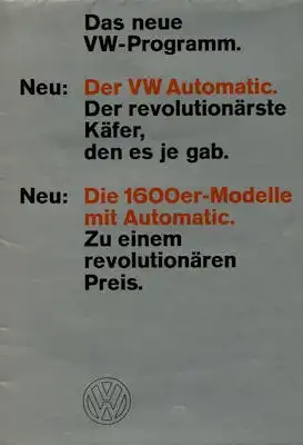 VW Programm 1968