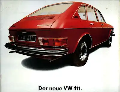 VW 411 Prospekt 6.1968