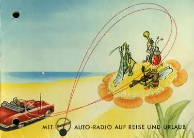 Autoradio Blaupunkt Autosuper Prospekt 1950