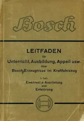 Bosch Technischer Leitfaden 11.1939