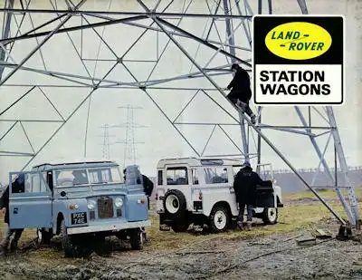 Landrover Stationwagons Prospekt 1960er Jahre