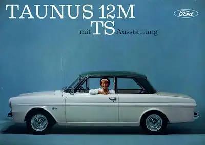 Ford Taunus 12 M P 4 Prospekt ca. 1963