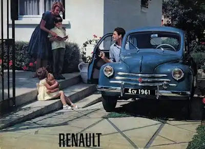 Renault 4 CV Prospekt 1961
