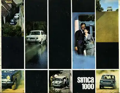 Simca 1000 Prospekt 9.1964