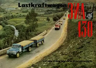 Avtoexport Lkw 3VA-130 Prospekt 1970er Jahre