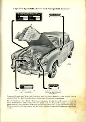 Mercedes-Benz 220a Bedienungsanleitung 1956