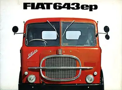 Fiat Lkw 643 ep Prospekt 1960er Jahre