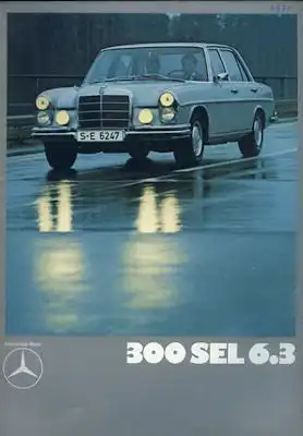 Mercedes-Benz 300 SEL 6.3 Prospekt 12.1971