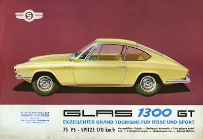 Glas 1300 GT Prospekt 9.1963