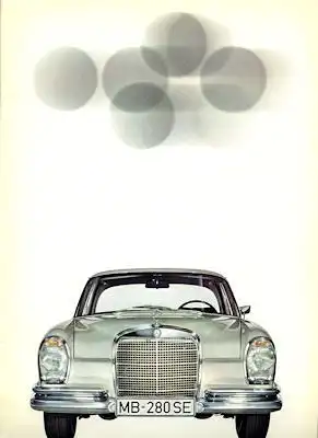 Mercedes-Benz Coupe 250 / 250 E Prospekt 10.1968