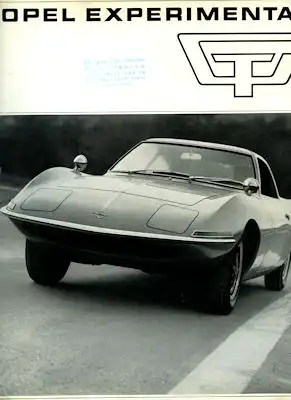 Opel Experimental GT Prospekt 11.1965