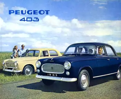 Peugeot 403 Prospekt 1963