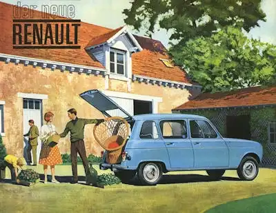 Renault 4 Prospekt 1962