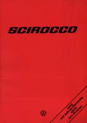 VW Scirocco Prospekt 8.1975