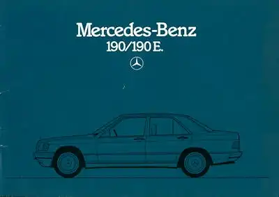 Mercedes-Benz 190 / E Prospekt 1985