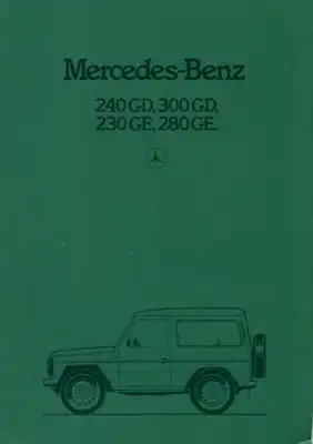 Mercedes-Benz G Prospekt 11.1983