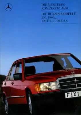 Mercedes-Benz 190 E E 2,3 E 2,6 Prospekt 1988