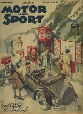 Motor & Sport 1930 Heft 28