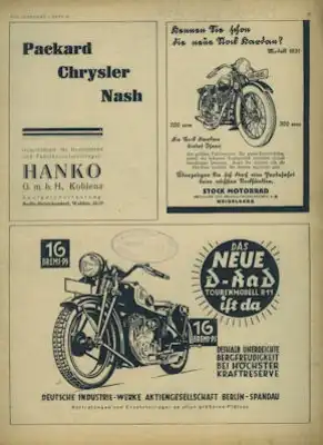 Motor & Sport 1931 Heft 10