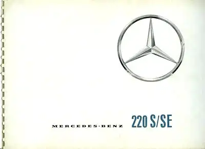 Mercedes-Benz 220 S/SE Prospekt 7.1959 es