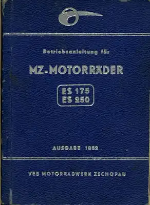 MZ ES 175 und 250 Bedienungsanleitung 1962