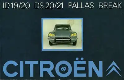 Citroen ID DS Pallas Break Prospekt 1969