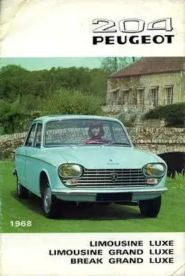 Peugeot 204 Prospekt 1968