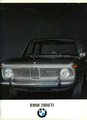 BMW 2000 TI Prospekt 7.1967