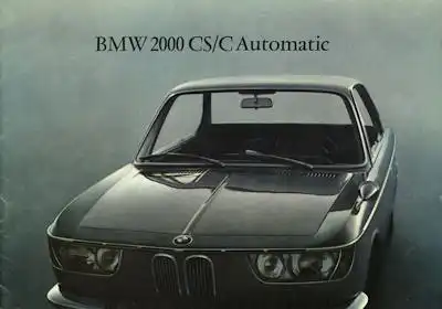 BMW 2000 CS / C Automatic Prospekt 5.1966