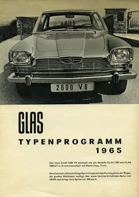 Glas Programm 1965
