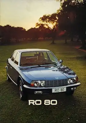 NSU RO 80 Wankel Prospekt 8.1975