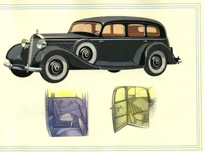 Mercedes-Benz Typ 260 D Prospekt 1938 e Reprint