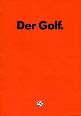 VW Golf 1 Prospekt 1.1983
