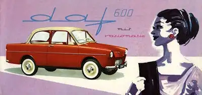 Daf 600 Prospekt ca. 1960
