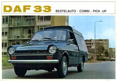 Daf 33 Prospekt 12.1967