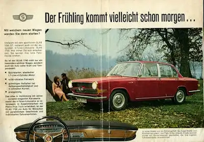 Glas 1700 / 1300 GT Prospekt 1965