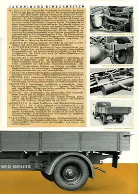 Klöckner-Deutz S 330 Diesel Lastkraftwagen Prospekt 1940