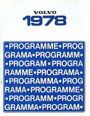 Volvo Programm 1978