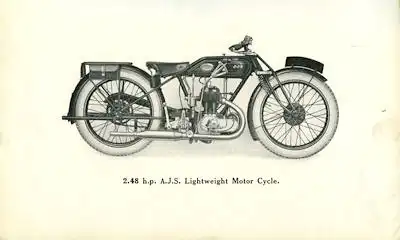 AJS 2.48 h.p. models Ersatzteilliste 1928