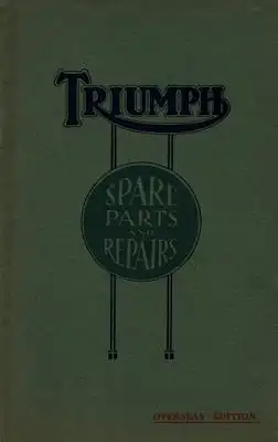 Triumph 4.94 H.P. Type P Ersatzteilliste 1926