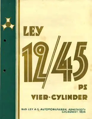 Ley 12/45 PS Prospekt 1924-1926