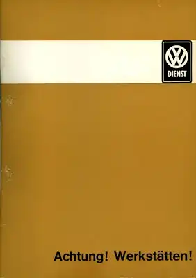 VW Programm Neuerungen 1966